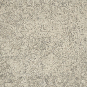 Homeroots 8' Modern Beige And Gray Wool Abstract Geometric Area Rug – Stylish, Warm, And Noise-reducing Decor 8' X 10' Wool 553495