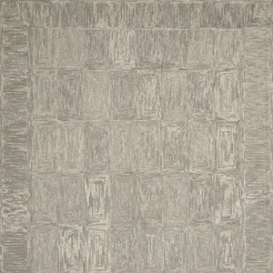 Homeroots 8' Gray Wool Geometric Area Rug – Stylish, Warm, Modern Design For Cozy Living Spaces And Elegance 8' X 12' Wool 553500