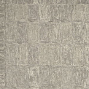 Homeroots 8' Gray Wool Geometric Area Rug – Stylish, Warm, Modern Design For Cozy Living Spaces And Elegance 8' X 12' Wool 553500