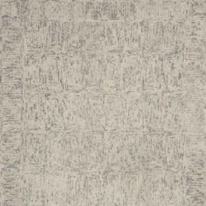 Homeroots 8' Luxurious Ivory And Gray Wool Geometric Area Rug - Perfect For Cozy Modern Home Décor! 8' X 10' Wool 553501