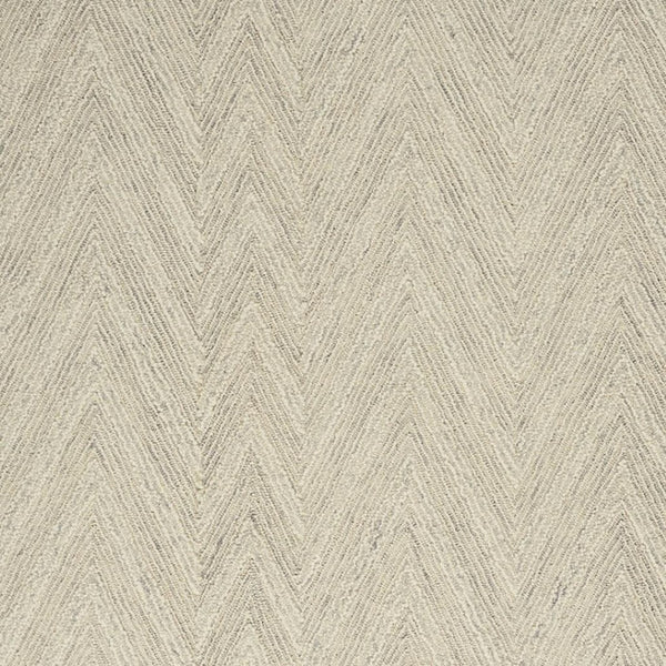 HomeRoots 5' Modern Ivory and Gray Wool Chevron Area Rug – Soft, Stylish Accent for Living Rooms & Bedrooms 5' X 8' 553519
