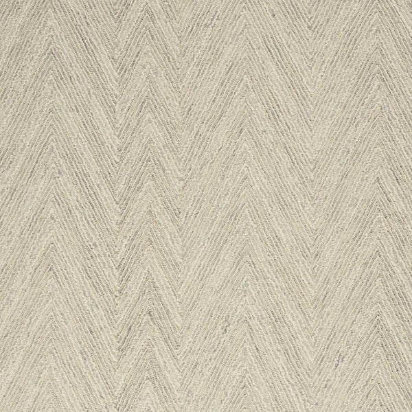 HomeRoots 5' Modern Ivory and Gray Wool Chevron Area Rug – Soft, Stylish Accent for Living Rooms & Bedrooms 4' X 6' 553521