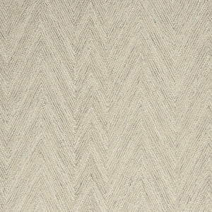Homeroots 4' X 6' Ivory And Gray Wool Chevron Area Rug  Wool 553521