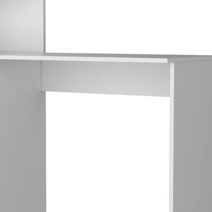 HomeRoots 47" White Computer Desk - Modern, Spacious Workspace for Home or Office, Durable & Stylish Design 553551