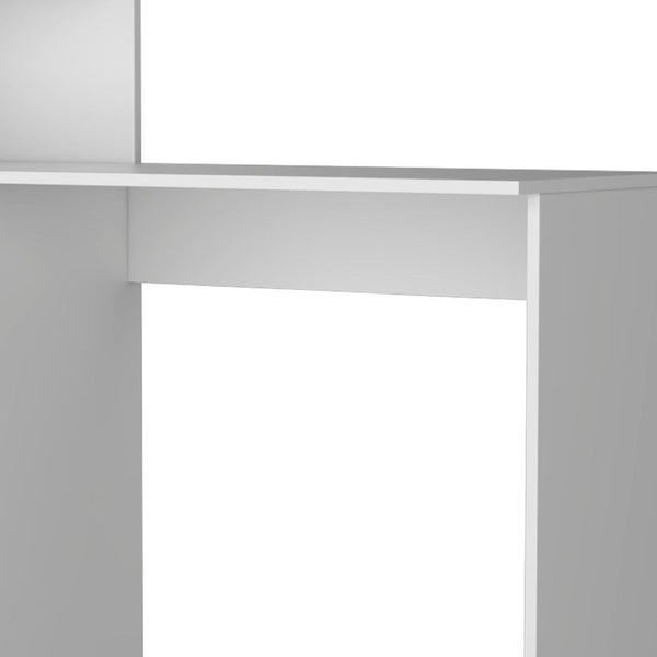 HomeRoots 47" White Computer Desk - Modern, Spacious Workspace for Home or Office, Durable & Stylish Design 553551