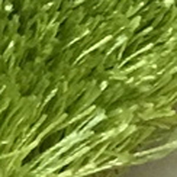 Homeroots 5' X 7' Lime Green Shag Hand Tufted Area Rug  Polyester 553565