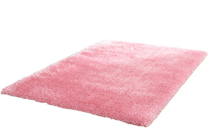 Homeroots 8' X 11' Pink Shag Hand Tufted Area Rug  Polyester 553583