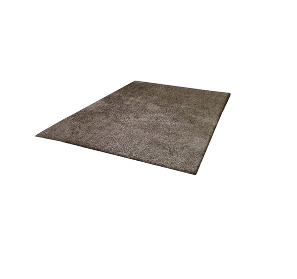 Homeroots 8' X 11' Brown Shag Hand Tufted Area Rug  Polyester 553594