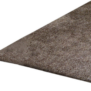 Homeroots 8' X 11' Brown Shag Hand Tufted Area Rug  Polyester 553594