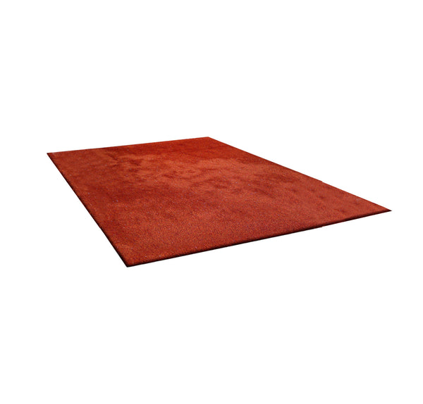 Homeroots 8' X 11' Red Shag Hand Tufted Area Rug  Polyester 553599