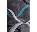 Area Rugs - Luxurious Gray and Silver Shag Rug for Stylish Home Décor and Comfort