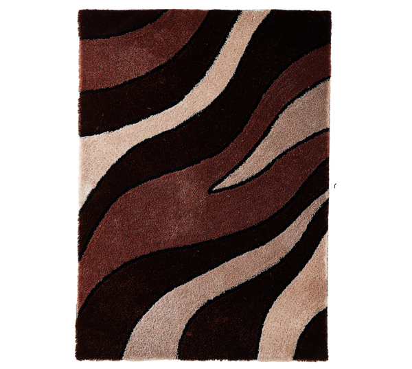 Homeroots 8' X 11' Beige Shag Hand Tufted Area Rug  Polyester 553609