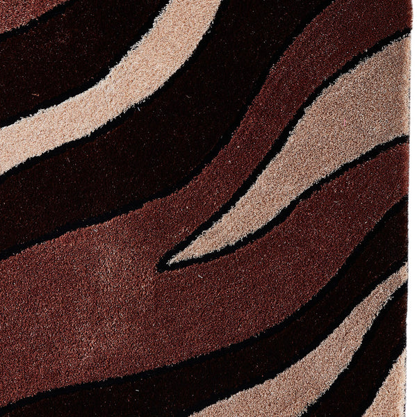 Homeroots 8' X 11' Beige Shag Hand Tufted Area Rug  Polyester 553609