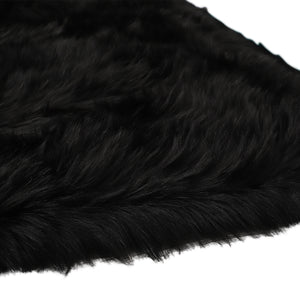 Homeroots 5' X 7' Charcoal Faux Sheepskin Shag Washable Area Rug  Faux Sheepskin 553638