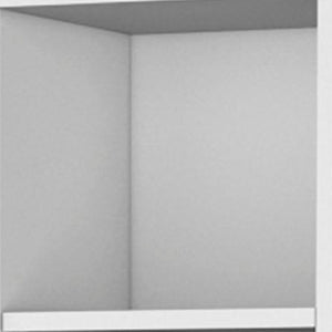 HomeRoots 67" Contemporary White Wood Pantry Cabinet - Stylish Storage Solution for Narrow Spaces & Organizing 553660