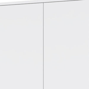 HomeRoots 67" Stylish Black and White Pantry Cabinet - Versatile Storage Solution for Kitchen, Office & More 553661