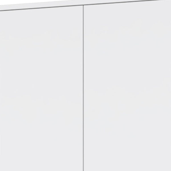 HomeRoots 67" Stylish Black and White Pantry Cabinet - Versatile Storage Solution for Kitchen, Office & More 553661