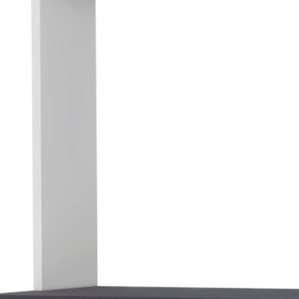 HomeRoots 66" Stylish Black and White Pantry Cabinet - Space-Saving Storage for Modern Kitchens & More 553664