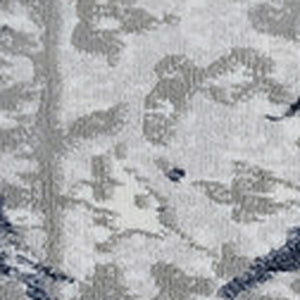 Homeroots 8' X 11' Blue And Gray Abstract Area Rug  Polyester 553836