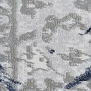 Homeroots 9' X 12' Blue And Gray Abstract Area Rug  Polyester 553837