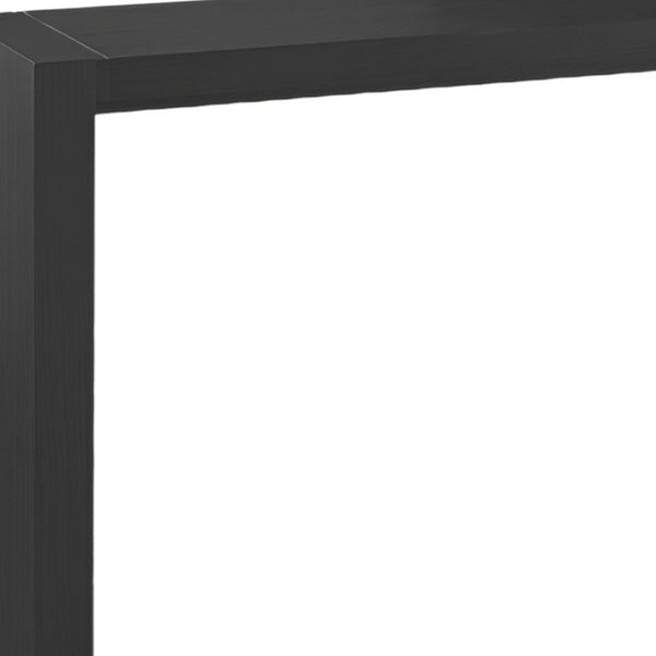 HomeRoots 60" Espresso Wood Rectangular Bar Table - Stylish Design for Dining, Entertaining & Hospitality Use 553865