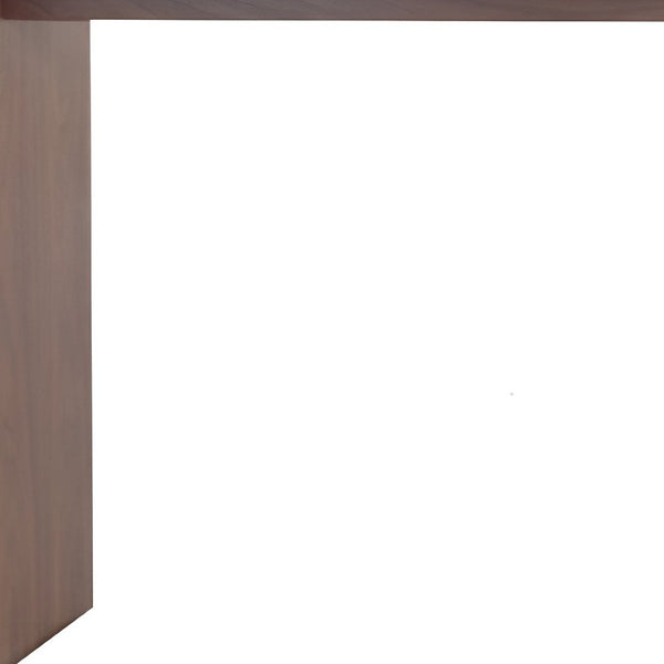 HomeRoots 60" Brown Wood Rectangular Bar Table - Stylish High-Top Design for Home, Bar, or Restaurant Use 553867