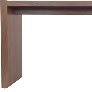 HomeRoots 60" Brown Wood Rectangular Bar Table - Stylish High-Top Design for Home, Bar, or Restaurant Use 553867