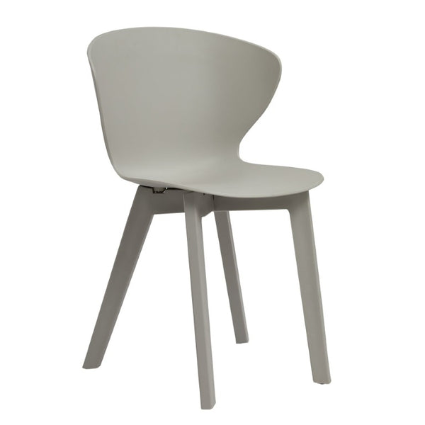 Set of 4 Heavy Duty Stackable Plastic Dining Side Chairs for Modern Everyday Comfort