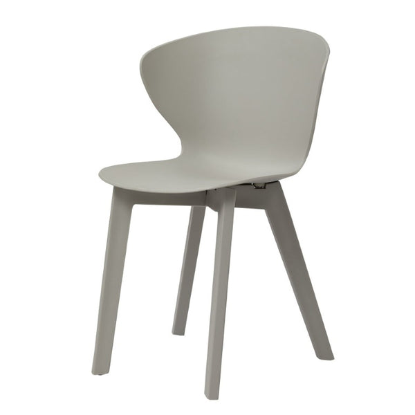 Set of 4 Heavy Duty Stackable Plastic Dining Side Chairs for Modern Everyday Comfort