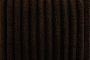 English Elm Comfortable Plush Fur-Like Corduroy Swivel Chair with Rounded Base, Removable Cushion & Pillows for Living Room Comfort Chocolate 34 L x 28 W x 35 H B011P369867