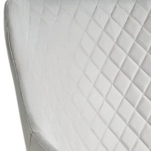 HomeRoots 28" Elegant Beige and Black Wingback Accent Chair - Modern Comfort for Living Rooms & Offices 554185