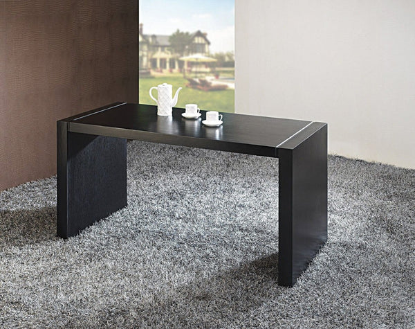 HomeRoots 62" Espresso Wood U-Shaped Computer Desk for Modern Workspaces - Spacious, Stylish, and Durable Design 554199