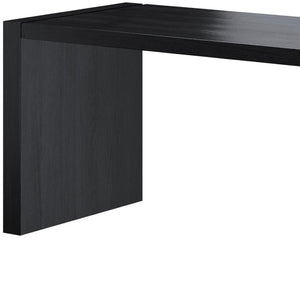 HomeRoots 62" Espresso Wood U-Shaped Computer Desk for Modern Workspaces - Spacious, Stylish, and Durable Design 554199