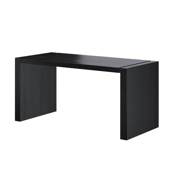 HomeRoots 62" Espresso Wood U-Shaped Computer Desk for Modern Workspaces - Spacious, Stylish, and Durable Design 554199