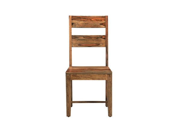 HomeRoots Nine Piece Solid Wood Dining Set with Eight Elegant Ladder-Back Chairs for Timeless Gatherings 554239