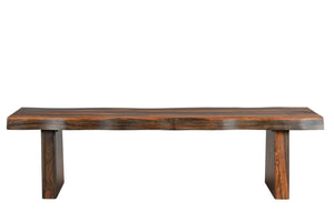 HomeRoots Six-Piece Solid Wood Dining Set with Four Comfortable Chairs - Mid-Century Style, Easy Assembly! 554248