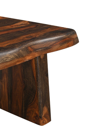 Set of Two Solid Wood Sled Base Accent Dining Chairs for Modern Living or Kitchen Seating
