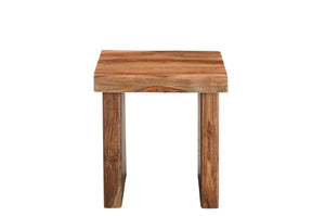 Set of Two Solid Wood Sled Base Accent Dining Chairs for Modern Living or Kitchen Seating