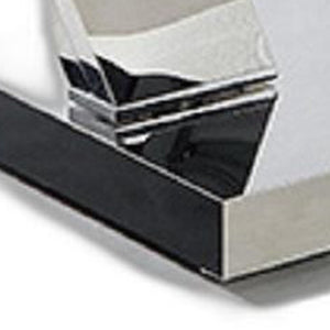 HomeRoots 32" Modern Glass and Stainless Steel Coffee Table with Floor Shelf – Sleek Design for Any Room 554268