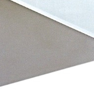 HomeRoots 24" White Glass Sled Coffee Table - Sleek Modern Design with Durable Top for Stylish Living Spaces 554279