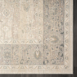 Homeroots 2' X 3' Beige Floral Area Rug  Viscose 554377