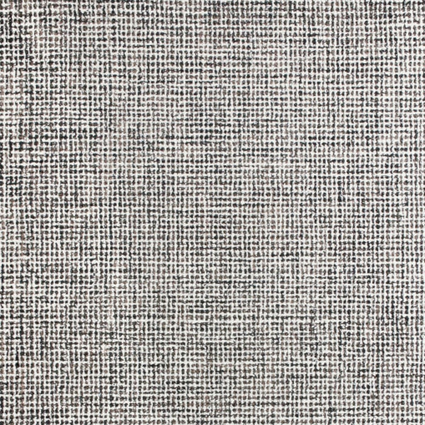 Homeroots 10' X 14' Gray And Ivory Wool Checkered Hand Tufted Area Rug Black Wool 554421