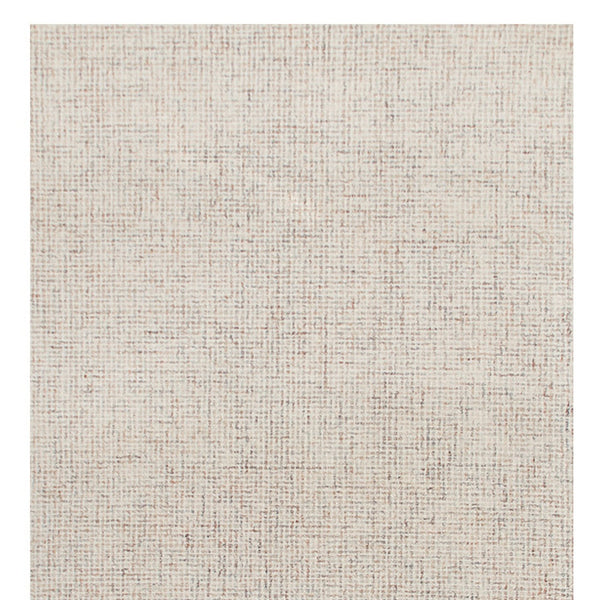 Homeroots 8' Runner Beige And Brown Wool Abstract Hand Tufted Runner Rug Tan Wool 554422