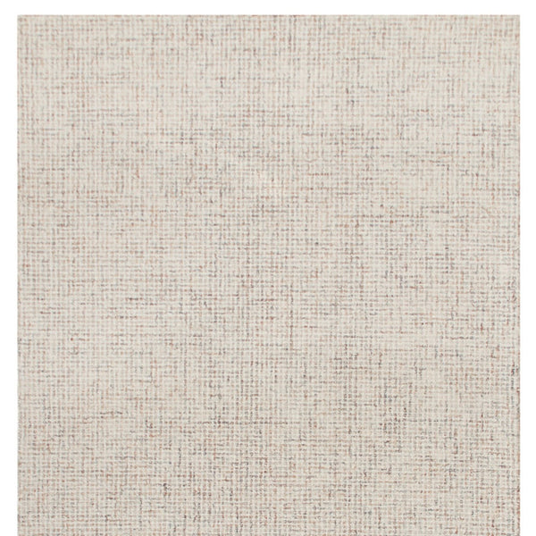 Homeroots 5' X 7' Beige And Brown Wool Abstract Hand Tufted Area Rug Tan Wool 554423