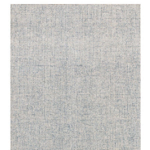 Homeroots 8' Runner Blue And Ivory Wool Abstract Hand Tufted Runner Rug Blue Wool 554427