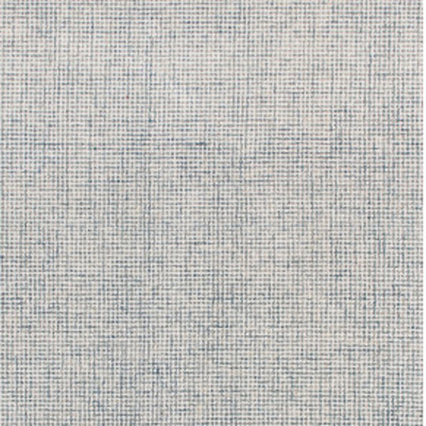 Homeroots 8' Runner Blue And Ivory Wool Abstract Hand Tufted Runner Rug Blue Wool 554427