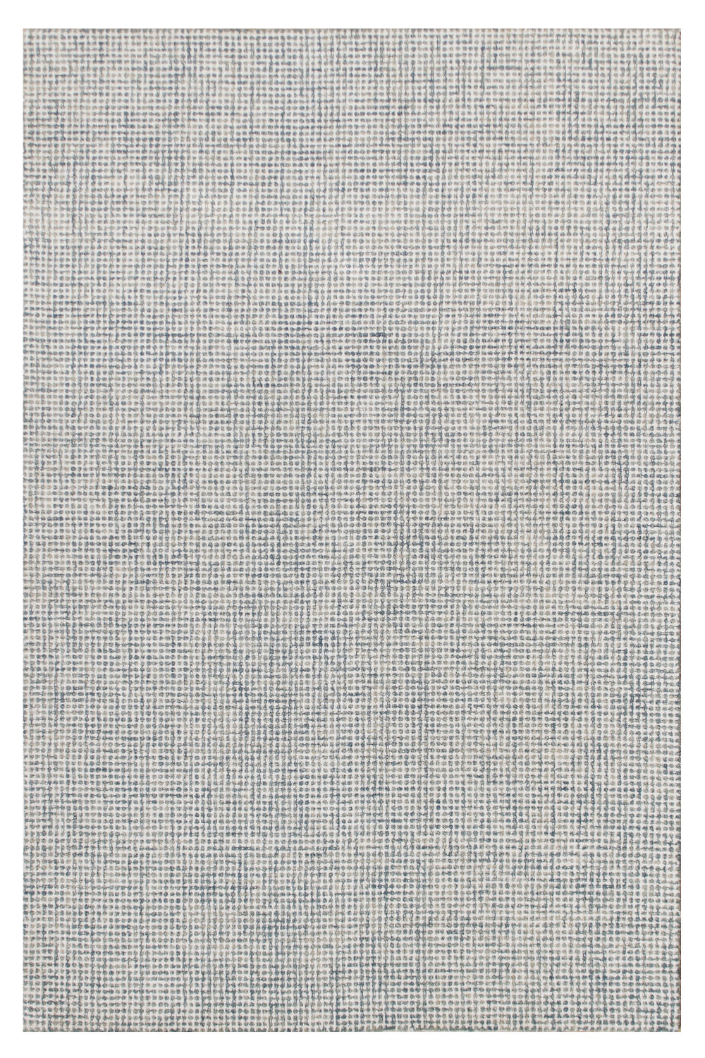 Homeroots 8' X 10' Blue And Ivory Wool Abstract Hand Tufted Area Rug Blue Wool 554429