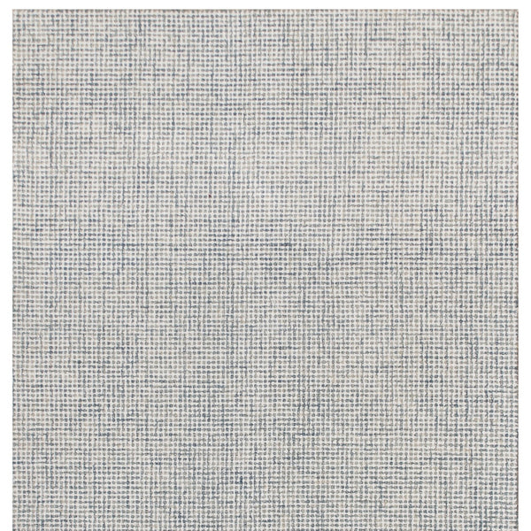 Homeroots 8' X 10' Blue And Ivory Wool Abstract Hand Tufted Area Rug Blue Wool 554429