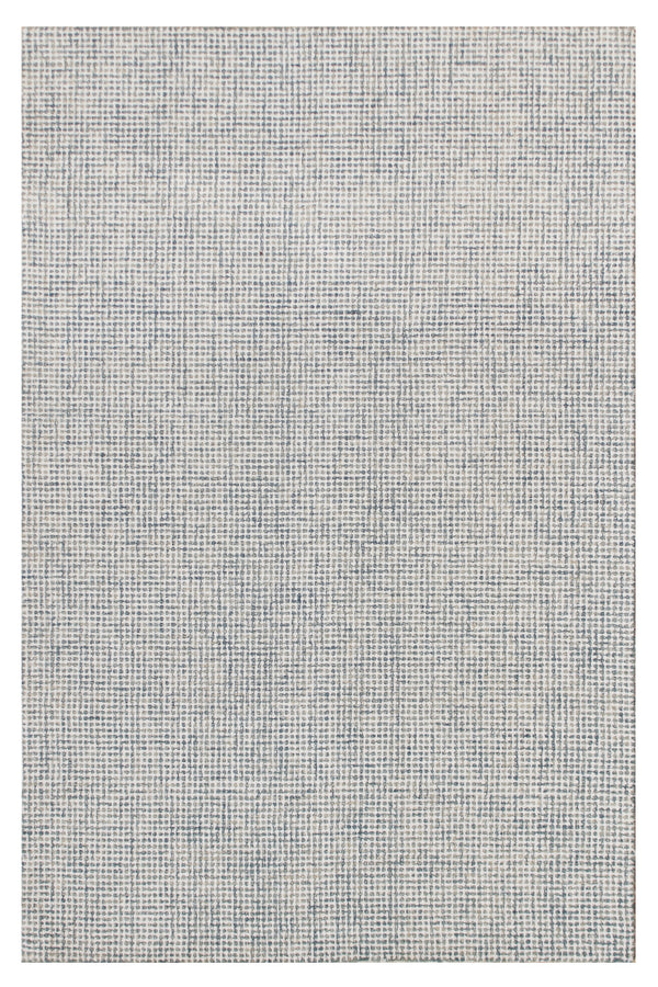 Homeroots 9' X 12' Blue And Ivory Wool Abstract Hand Tufted Area Rug Blue Wool 554430