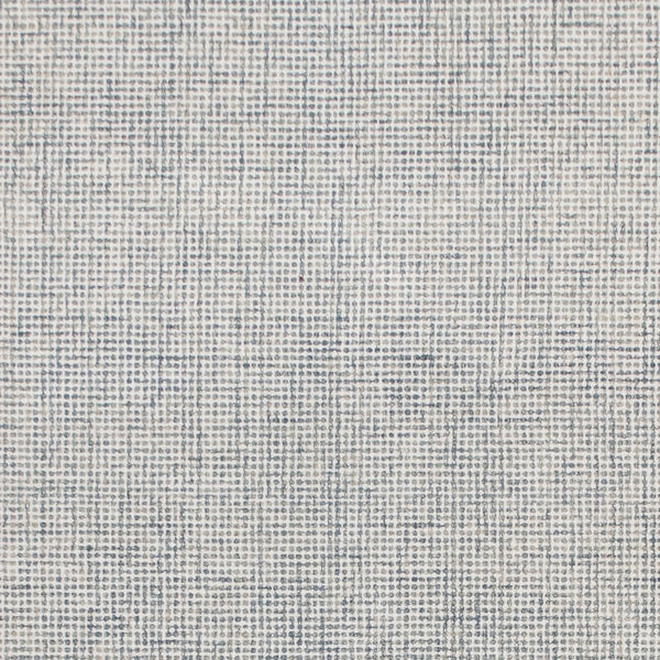 Homeroots 9' X 12' Blue And Ivory Wool Abstract Hand Tufted Area Rug Blue Wool 554430